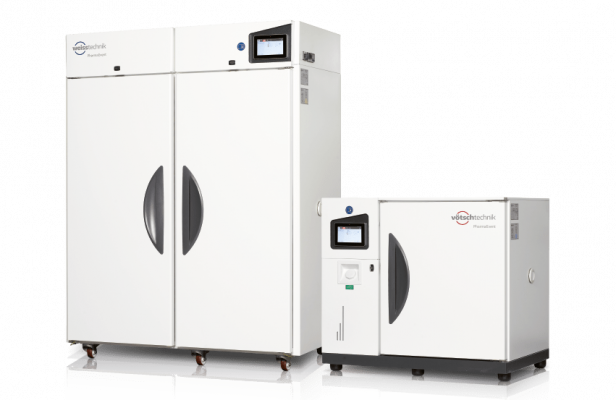Weiss Pharmatechnik stability chambers, one double door and a photostability chamber, supplied by DACTEC in Ireland.