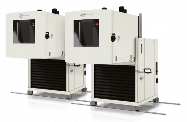 vibration test chamber with climate by Weiss & Vötsch Technik