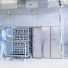 hot air steriliser within production facility by Weiss Technik